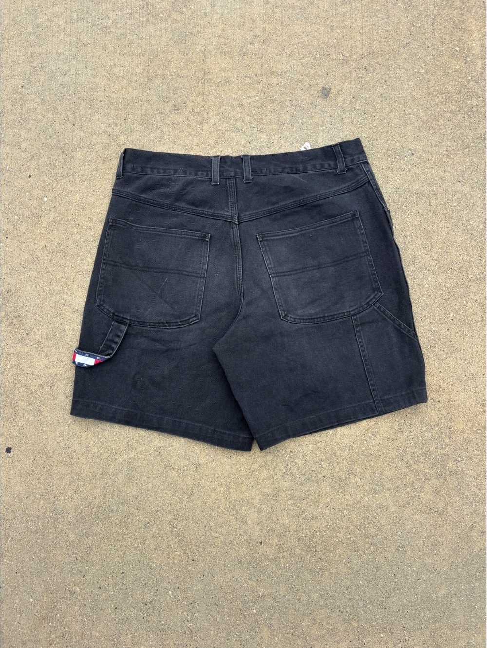 Vintage 90s Boxer America Black Carpenter Jean Jorts 34